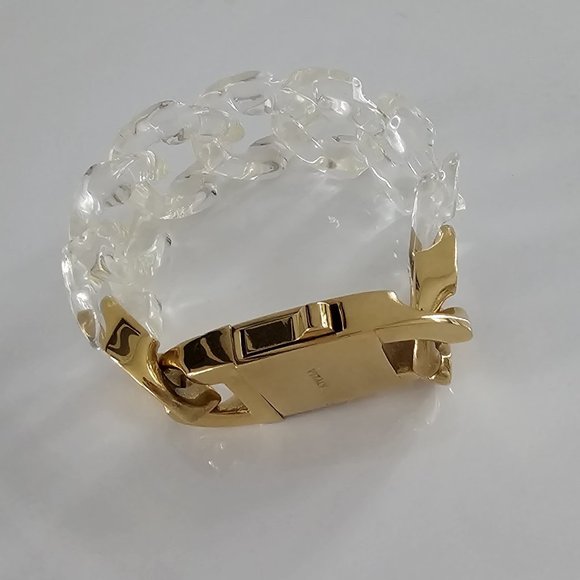 Vitaly Clear Resin Chain Static Bracelet- BRAND NEW! - Picture 8 of 9